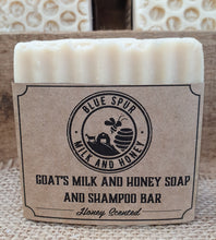 Load image into Gallery viewer, Goat&#39;s Milk and Honey Soap and Shampoo Bar