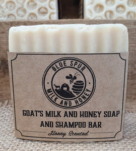 Goat's Milk and Honey Soap and Shampoo Bar