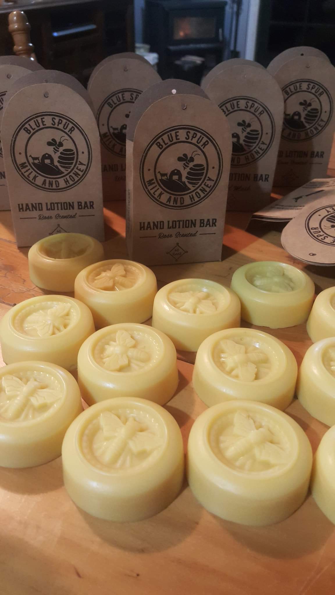 Solid lotion bars